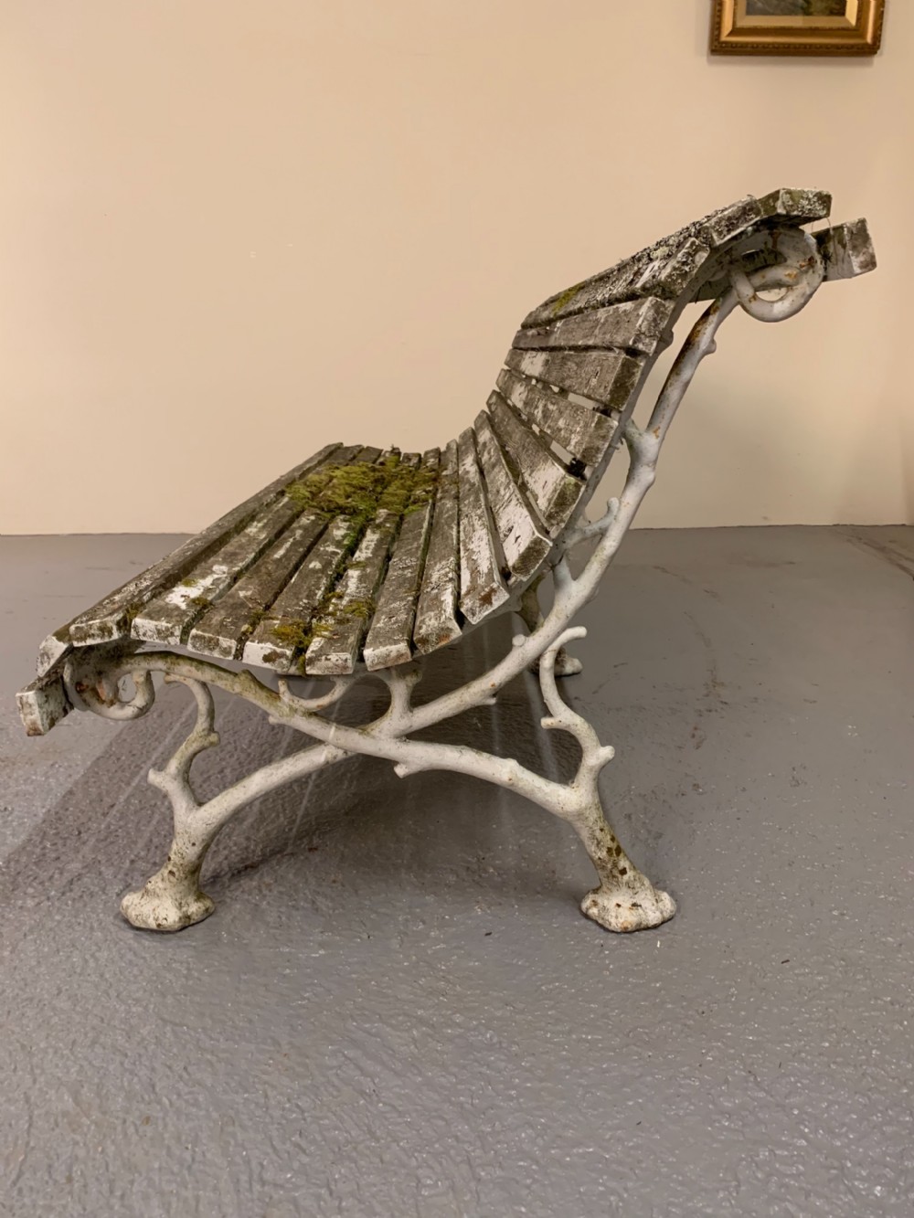 Twig pattern garden bench  View VII