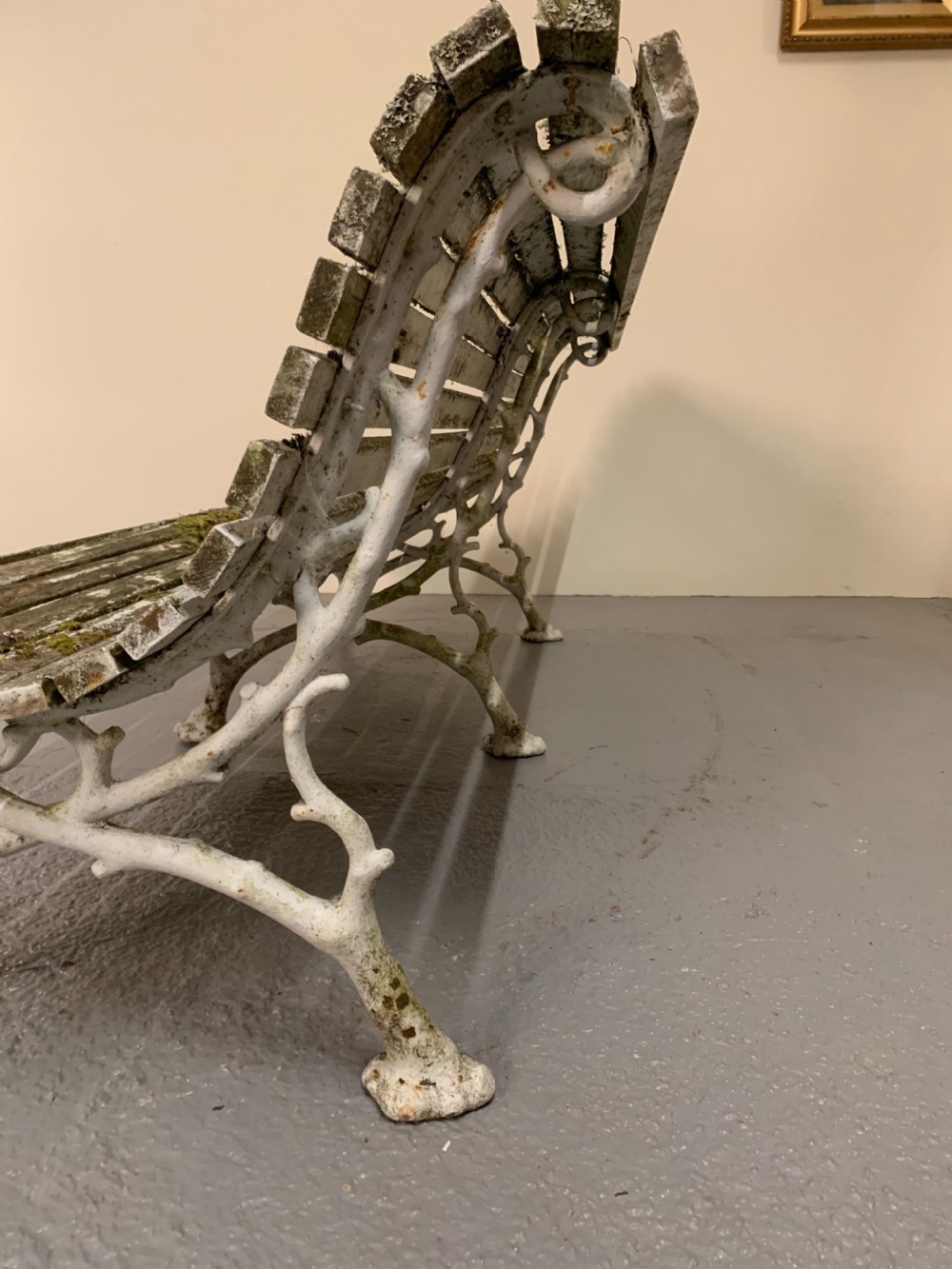 Twig pattern garden bench  View VIII