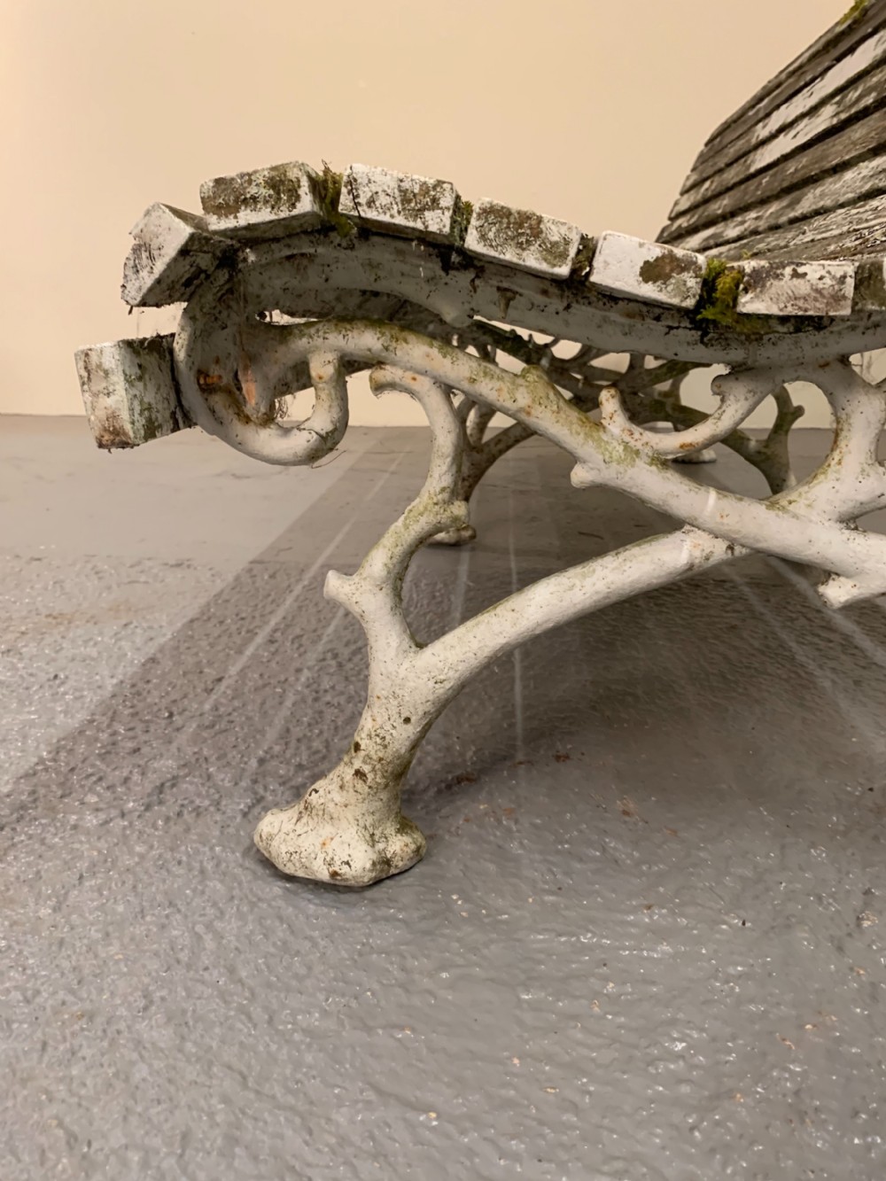 Twig pattern garden bench  View IX