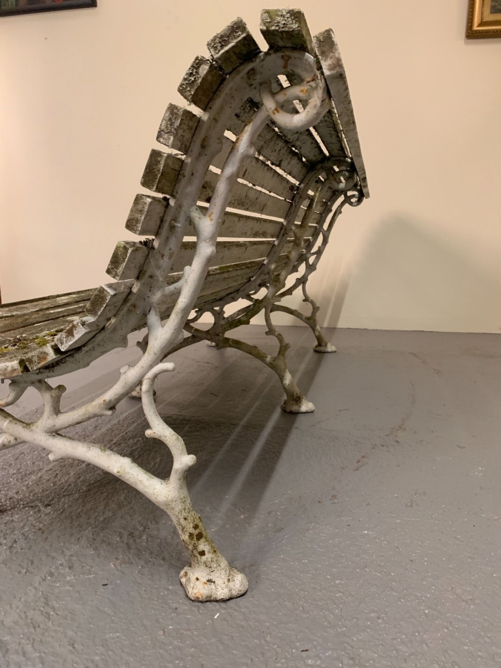 Twig pattern garden bench  View XI