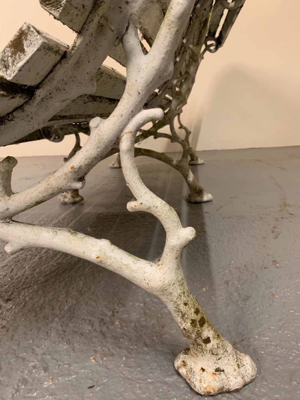 Twig pattern garden bench  View XII