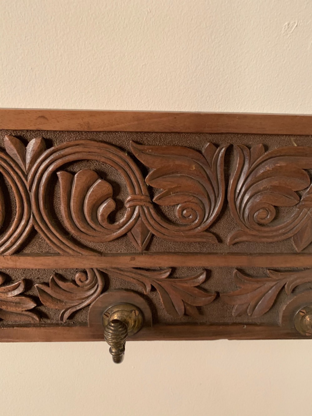 Walnut coat hooks View IX