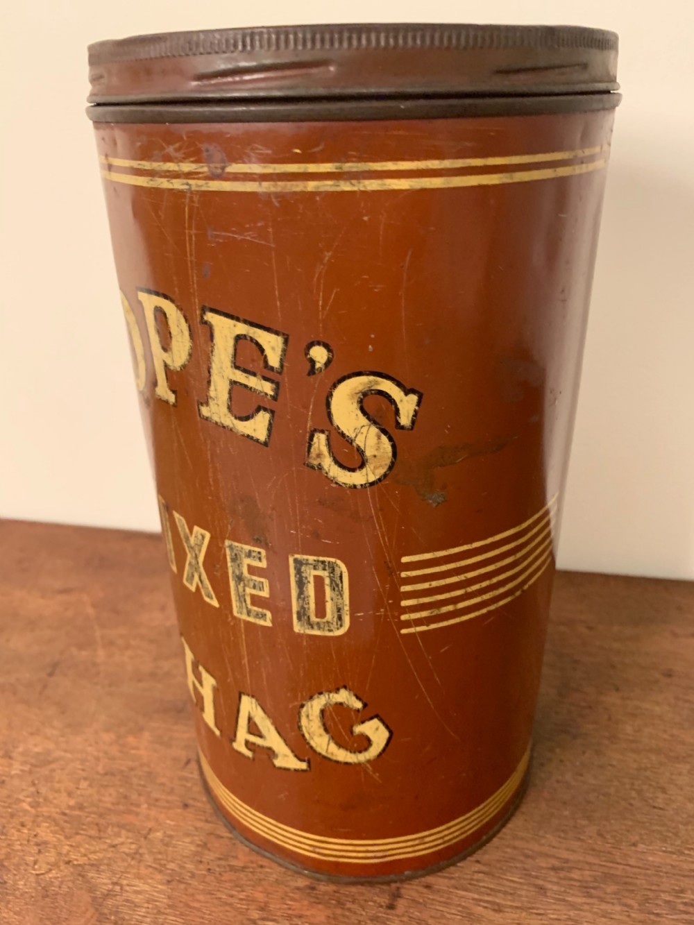 Large shop advertising tin  View V