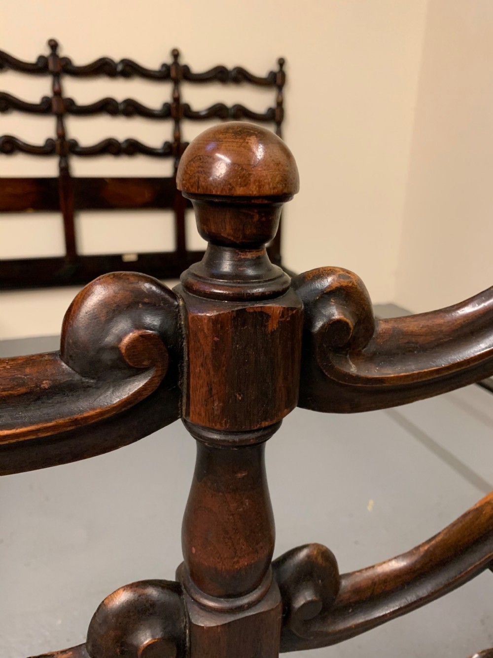 Rare walnut  Heals king size bed View IX