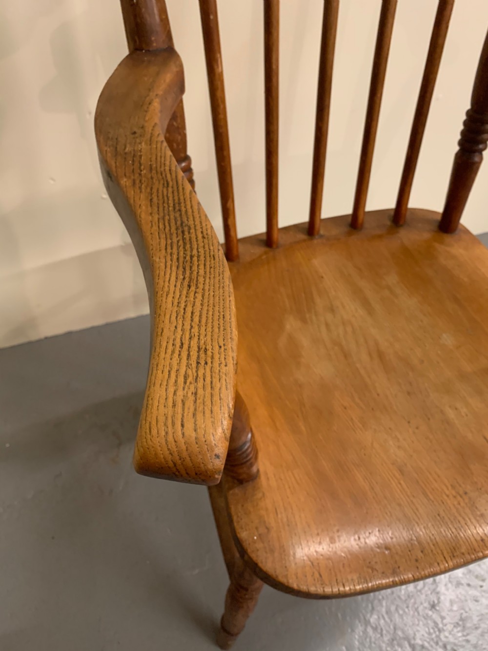 Ash and beech Windsor chair  View V
