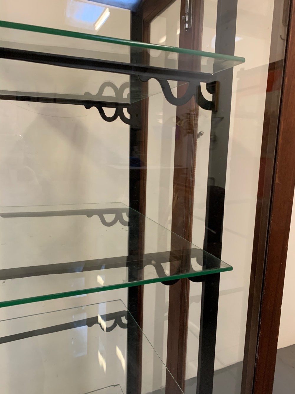 Good mahogany shop display cabinet  View IV