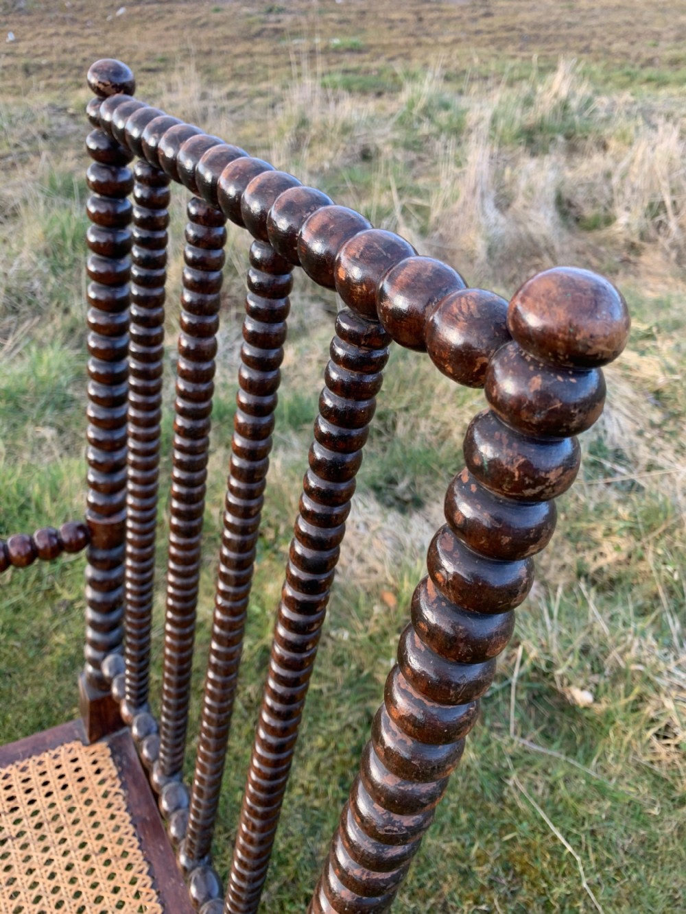 Regency bobbin turned armchair  View V