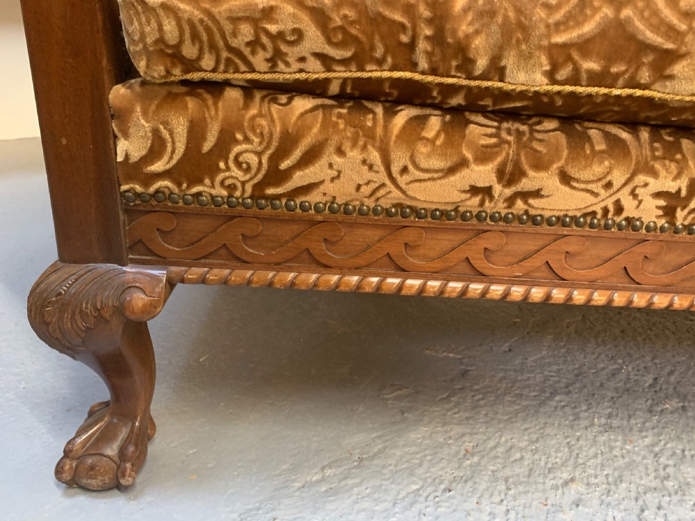 Excellent large walnut sofa View IV