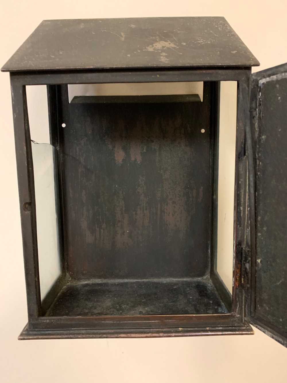 Bronze wall lantern  View V