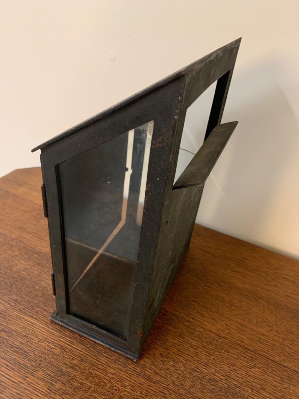 Bronze wall lantern  View X