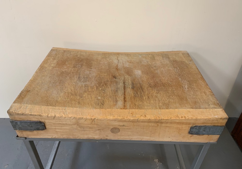 Industrial butchers block  View VI