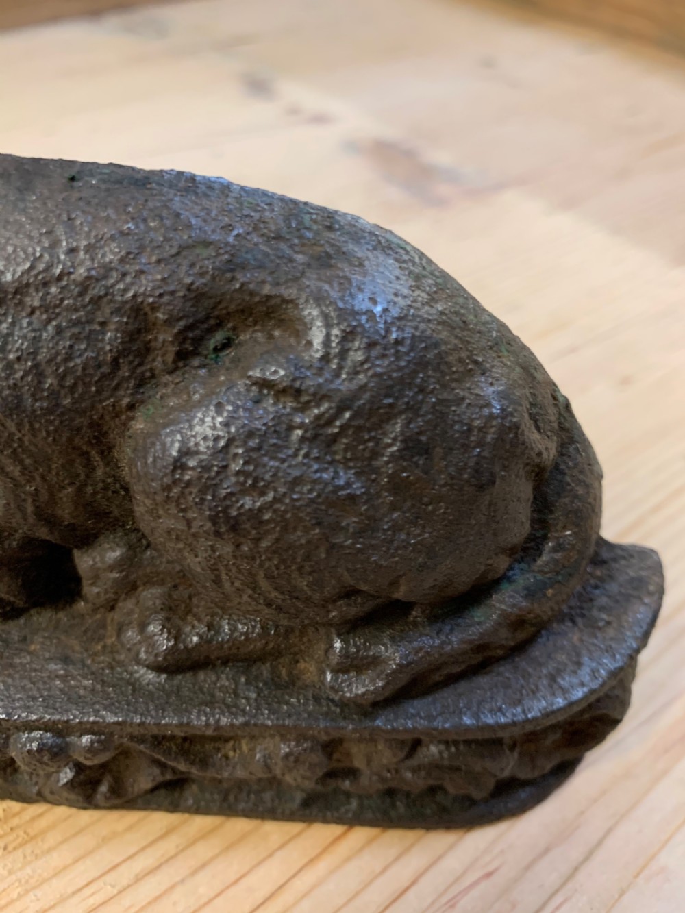 Pair cast iron dog doorstops View VIII