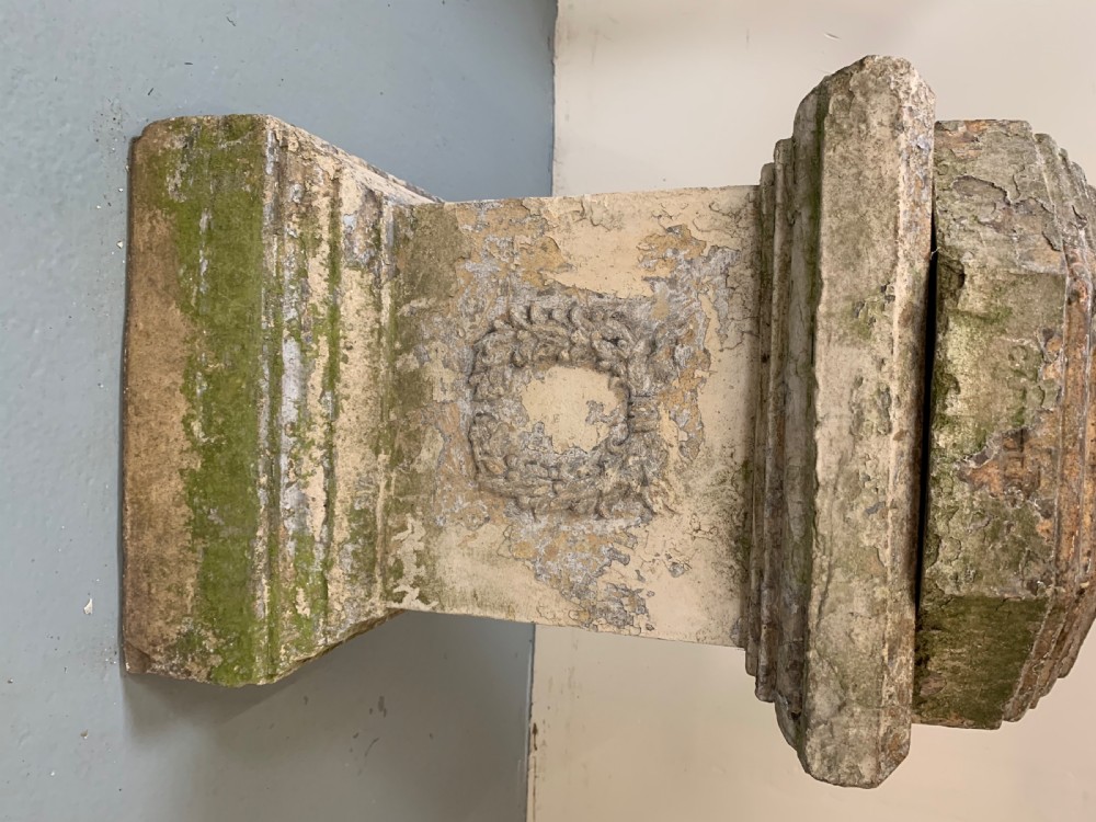 Rare Garnkirk garden urn on plinth  View VII