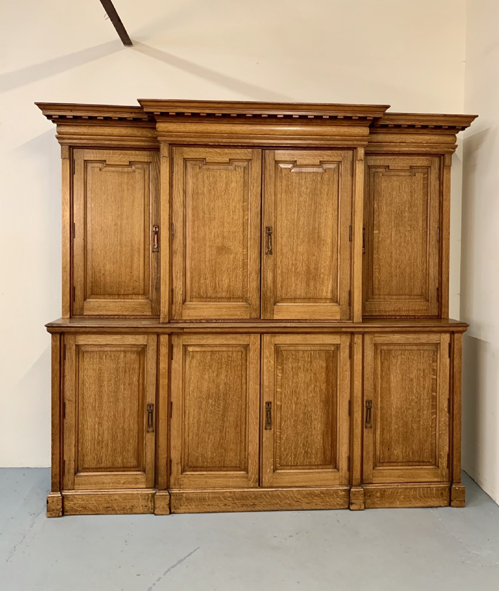 Large oak estate cabinet 