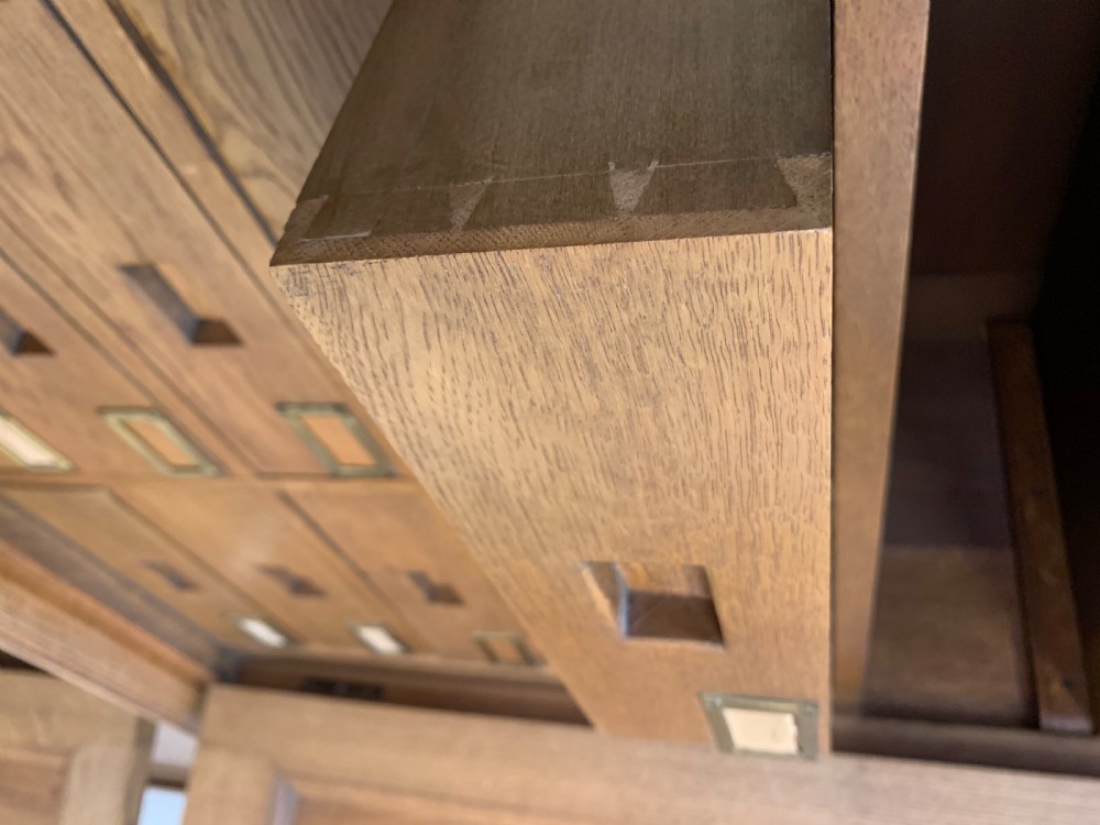 Large oak estate cabinet  View VI