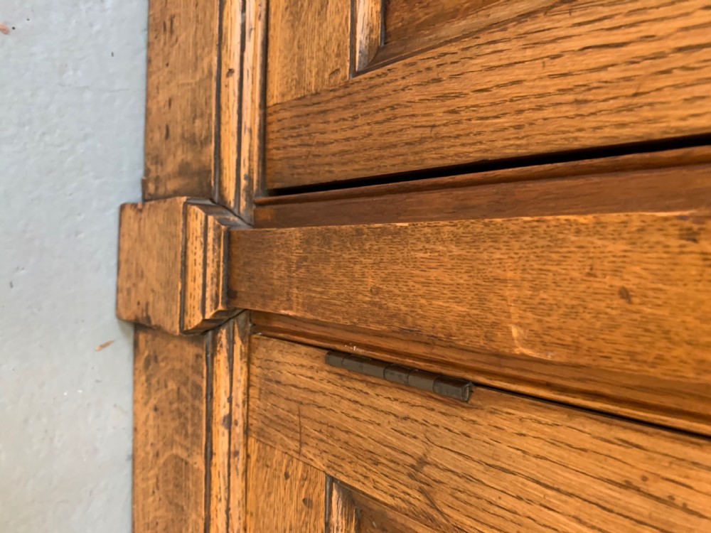 Large oak estate cabinet  View X