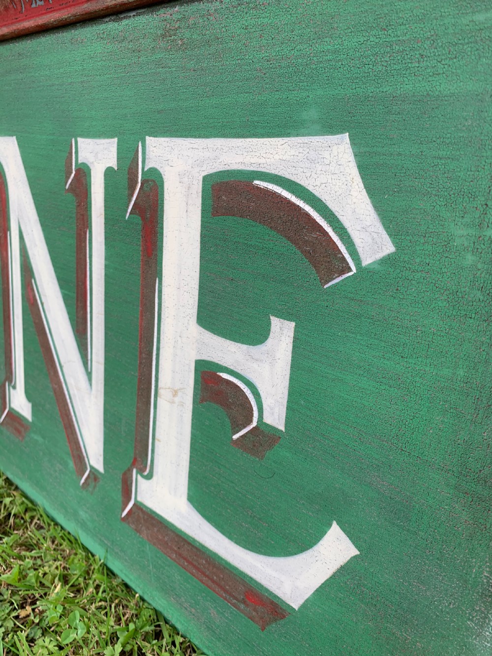 Painted trade sign View VI