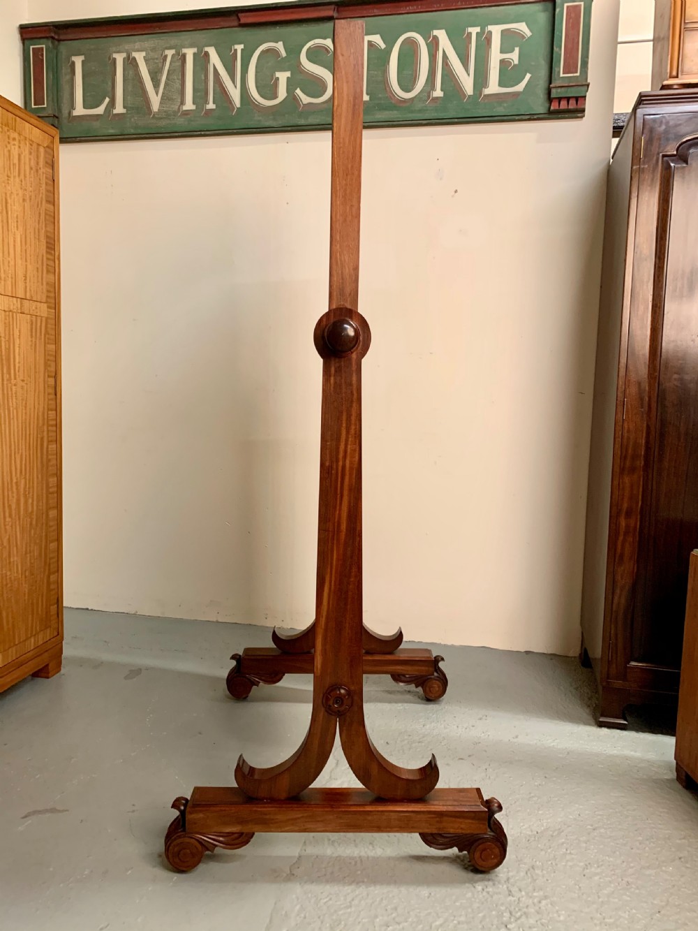 William IV cheval mirror  View X