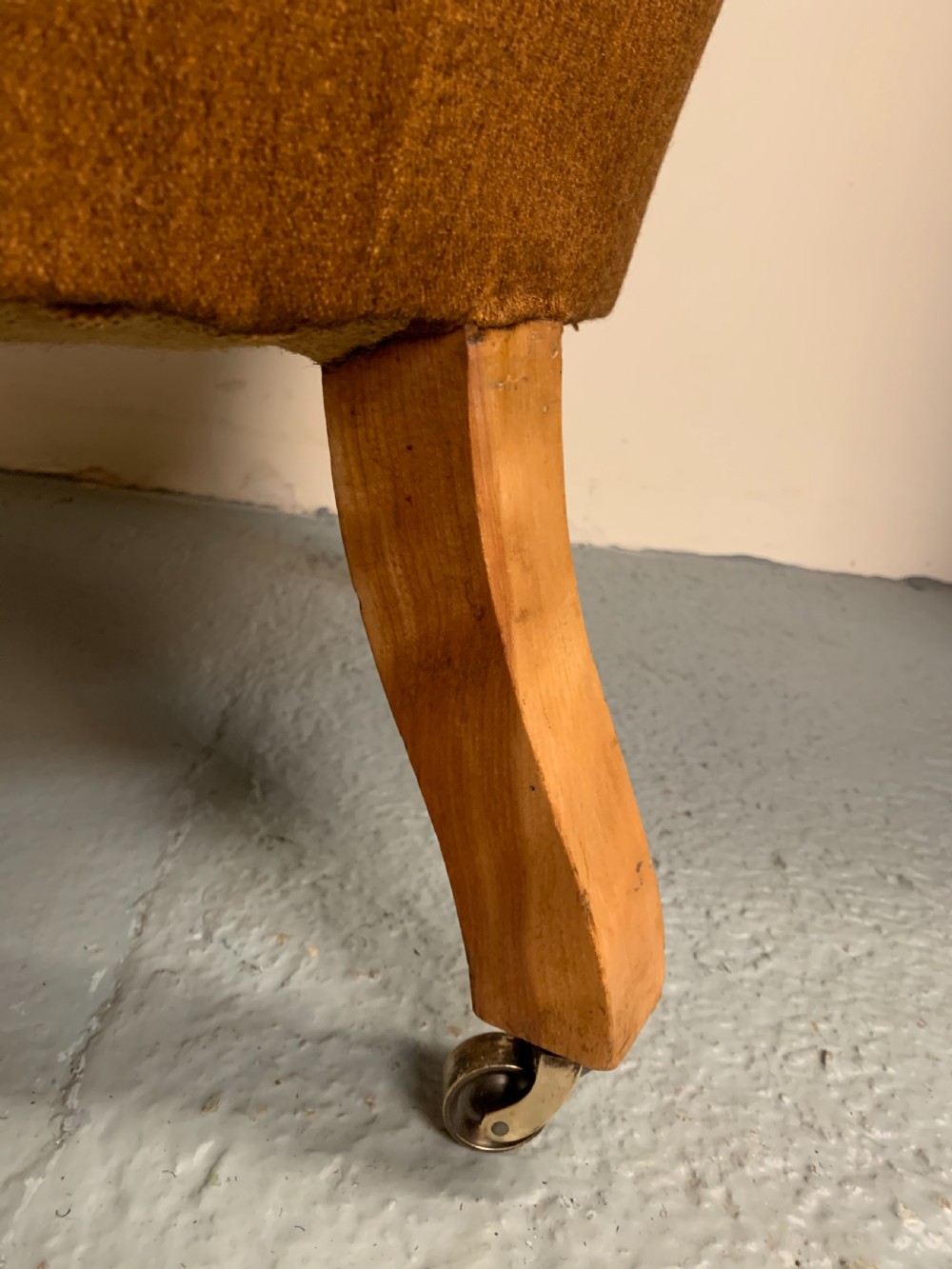 Birch upholstered armchair  View II