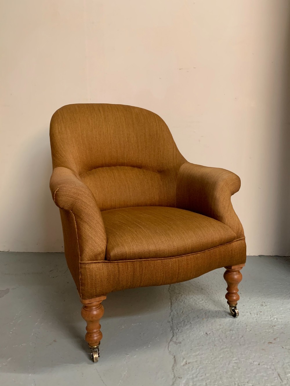 Birch upholstered armchair  View IV
