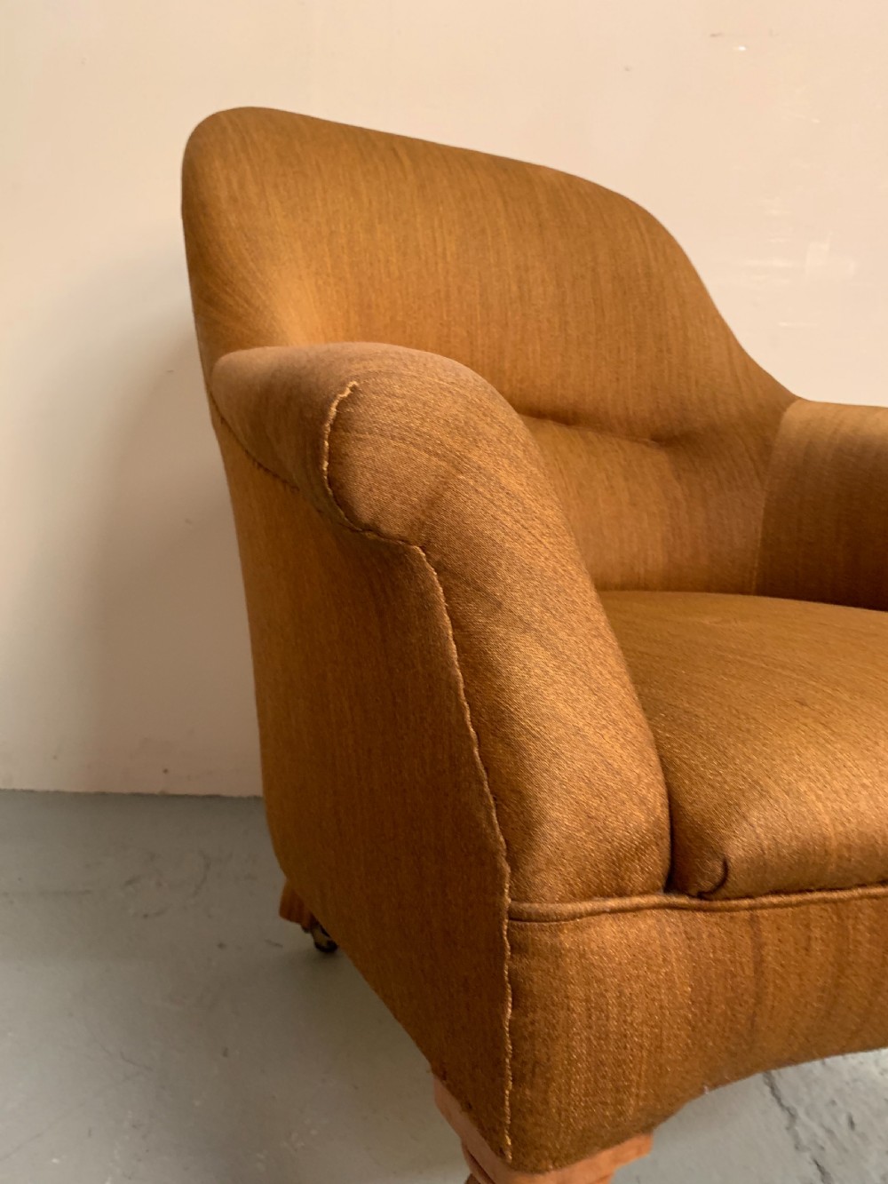 Birch upholstered armchair  View VI