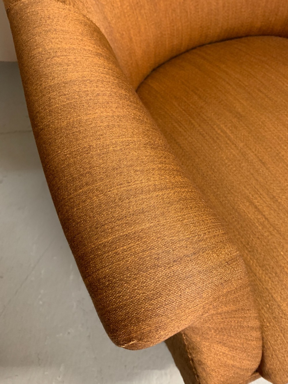 Birch upholstered armchair  View X