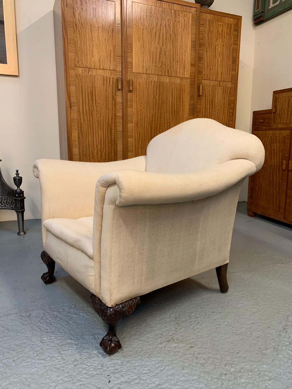 Pair country house armchairs  View II