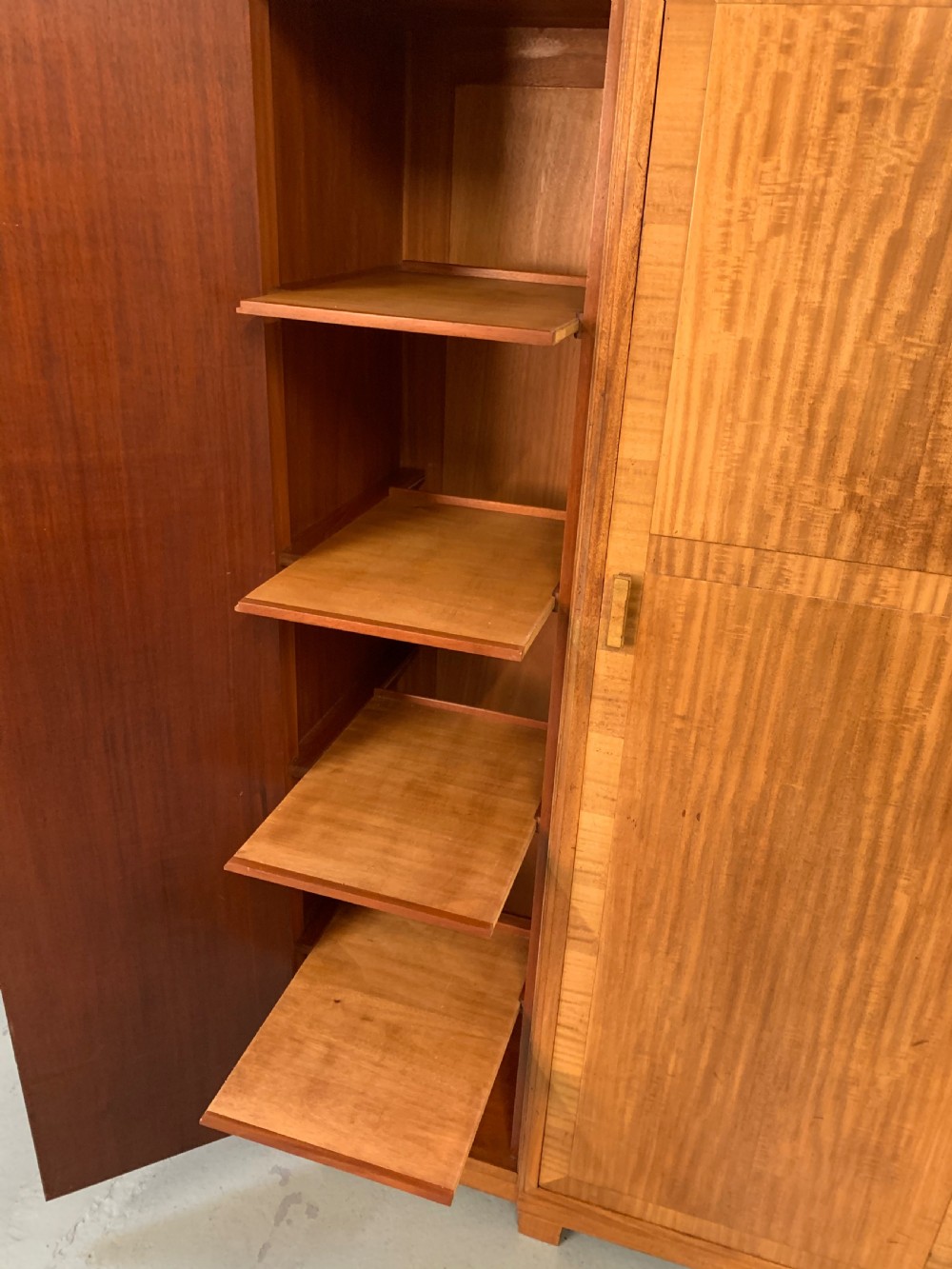 Heals satinwood triple wardrobe  View VII