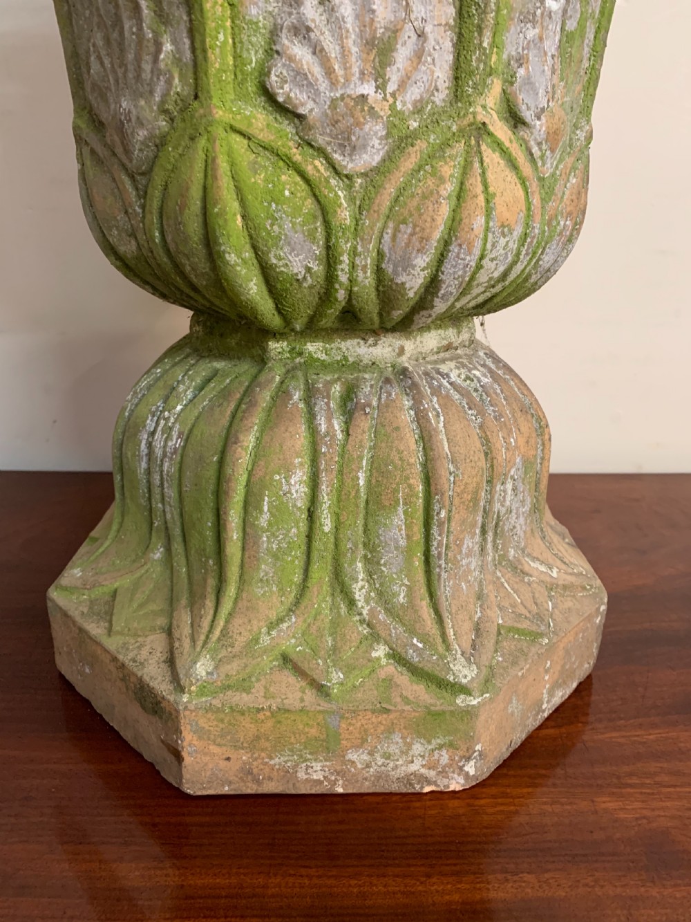 Scottish terracotta garden urn View II