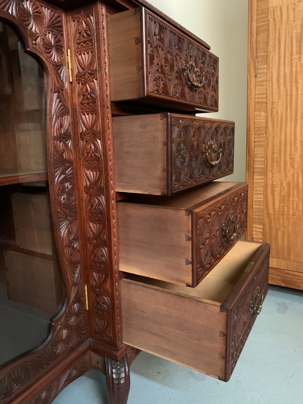 Anglo Indian display cabinet  View XII