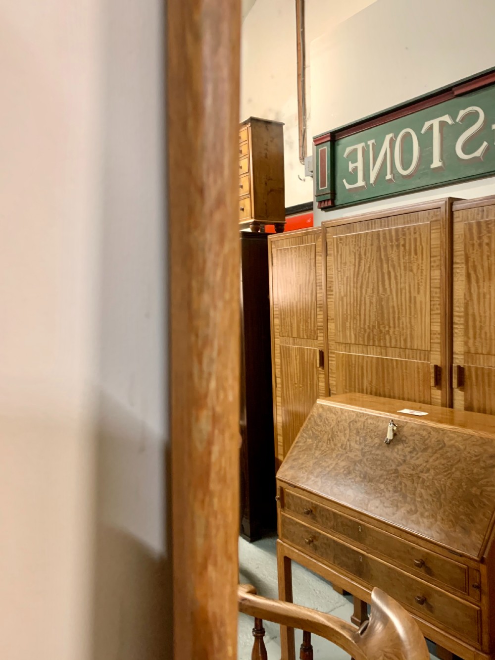 Large oak outfitters mirror  View III