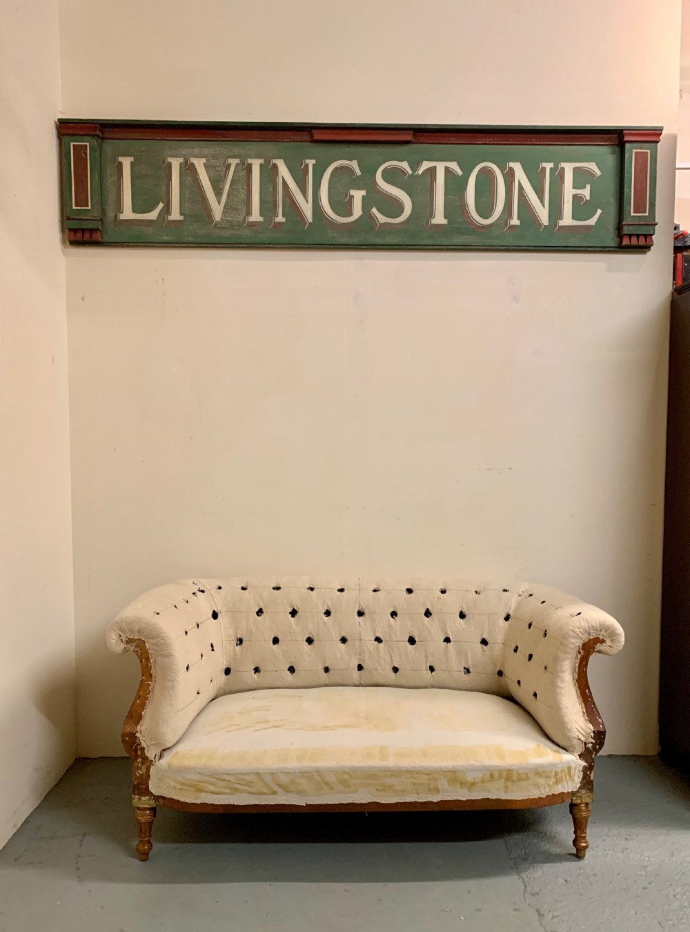 Two seat gilt wood sofa View III