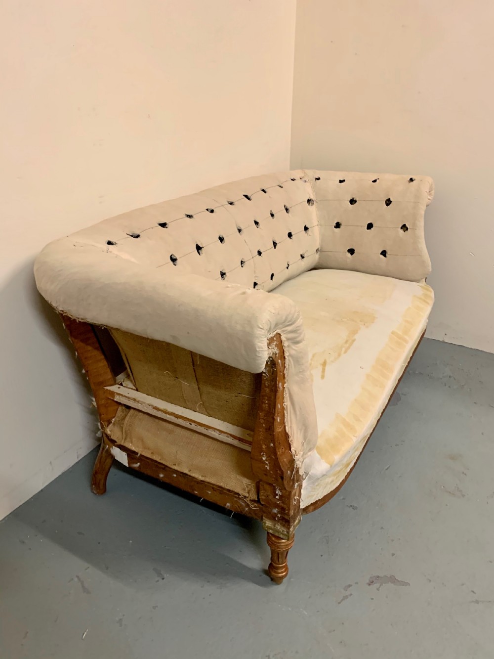 Two seat gilt wood sofa View IV