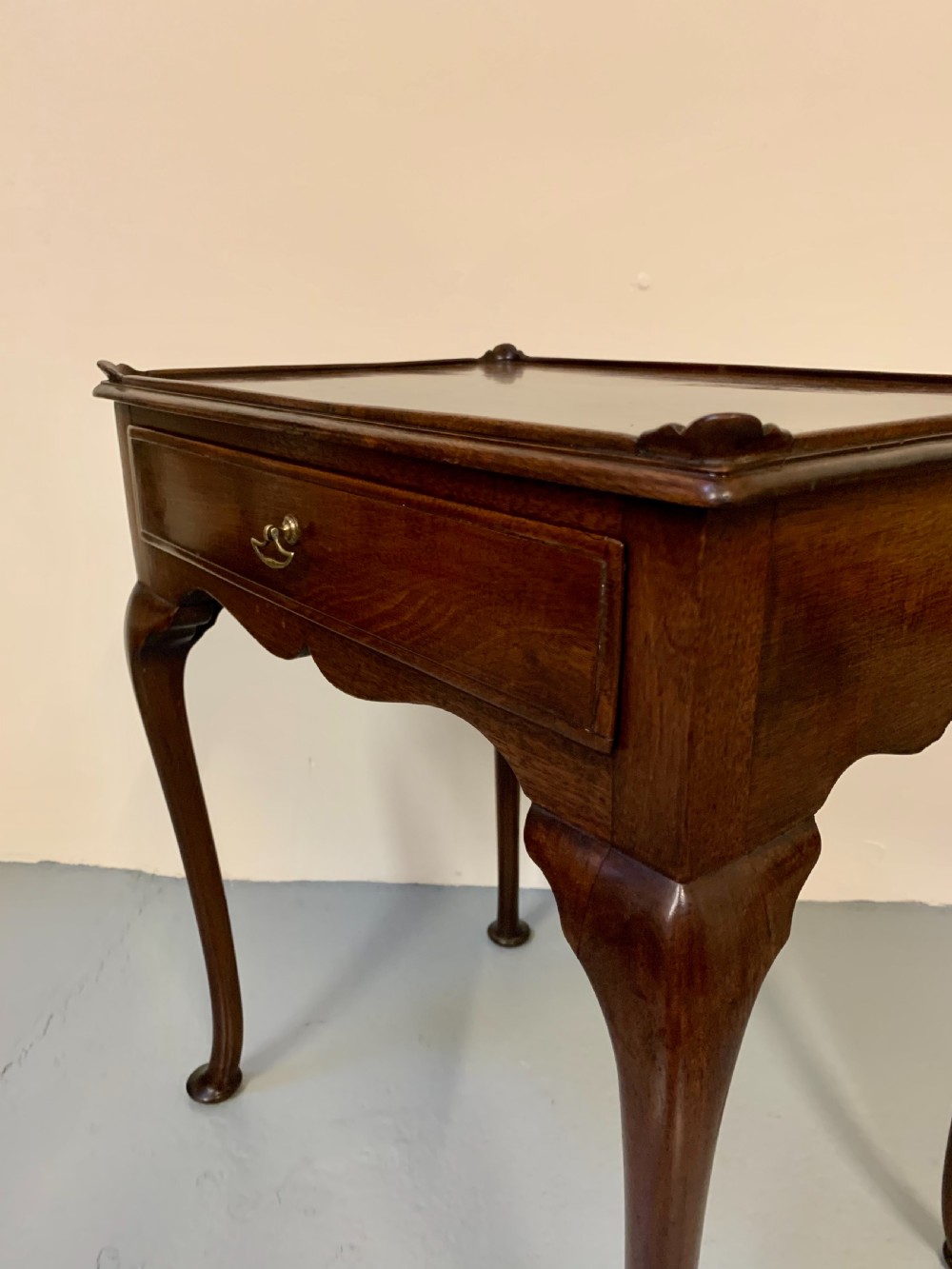 Mahogany lamp table View IX