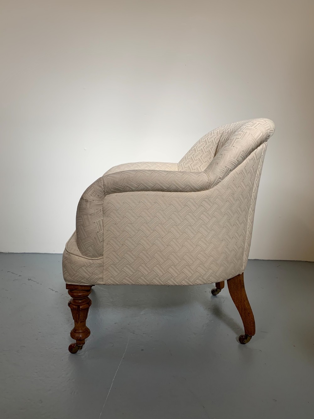 Pair oak tub chairs View III