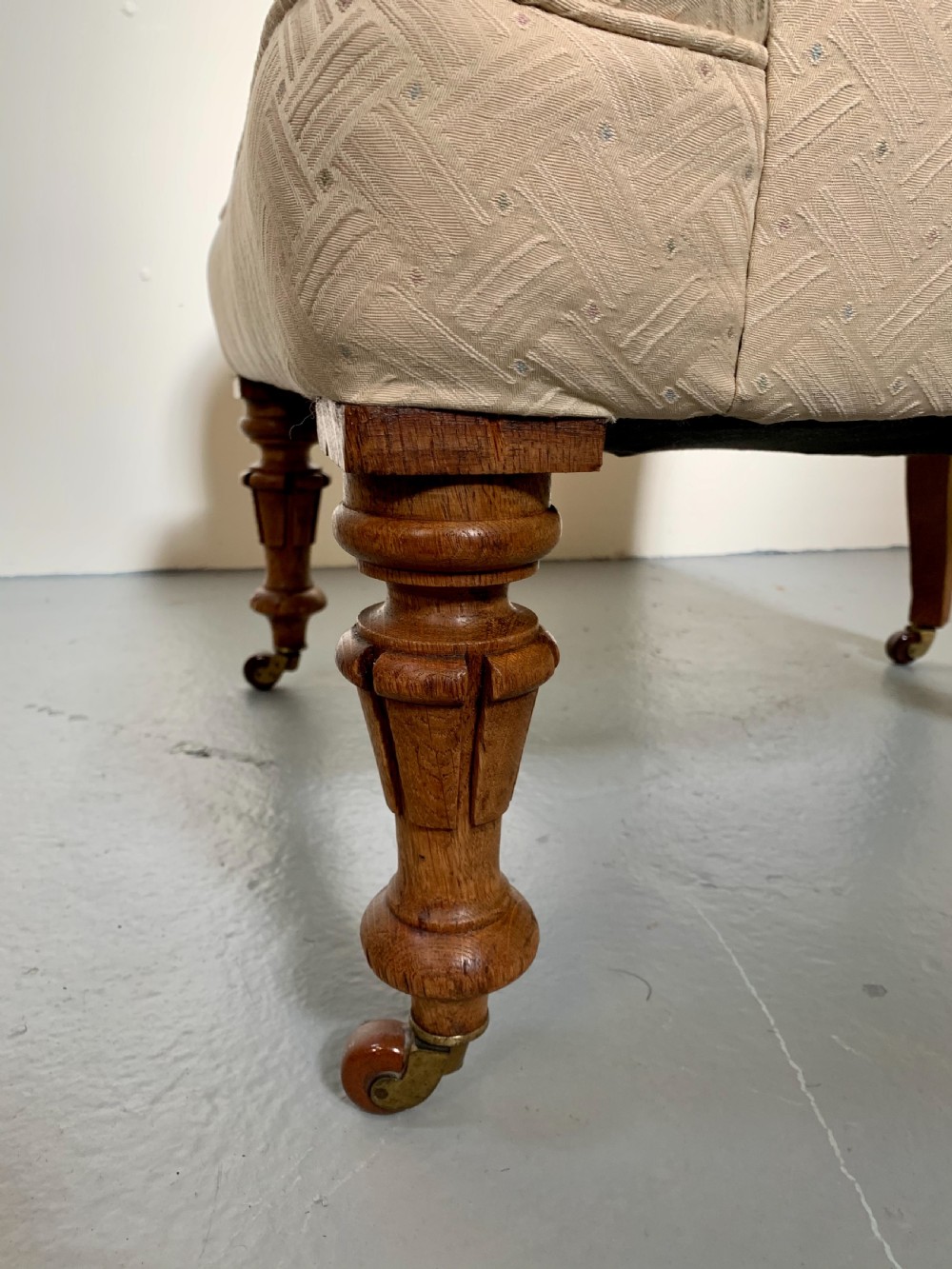 Pair oak tub chairs View IV