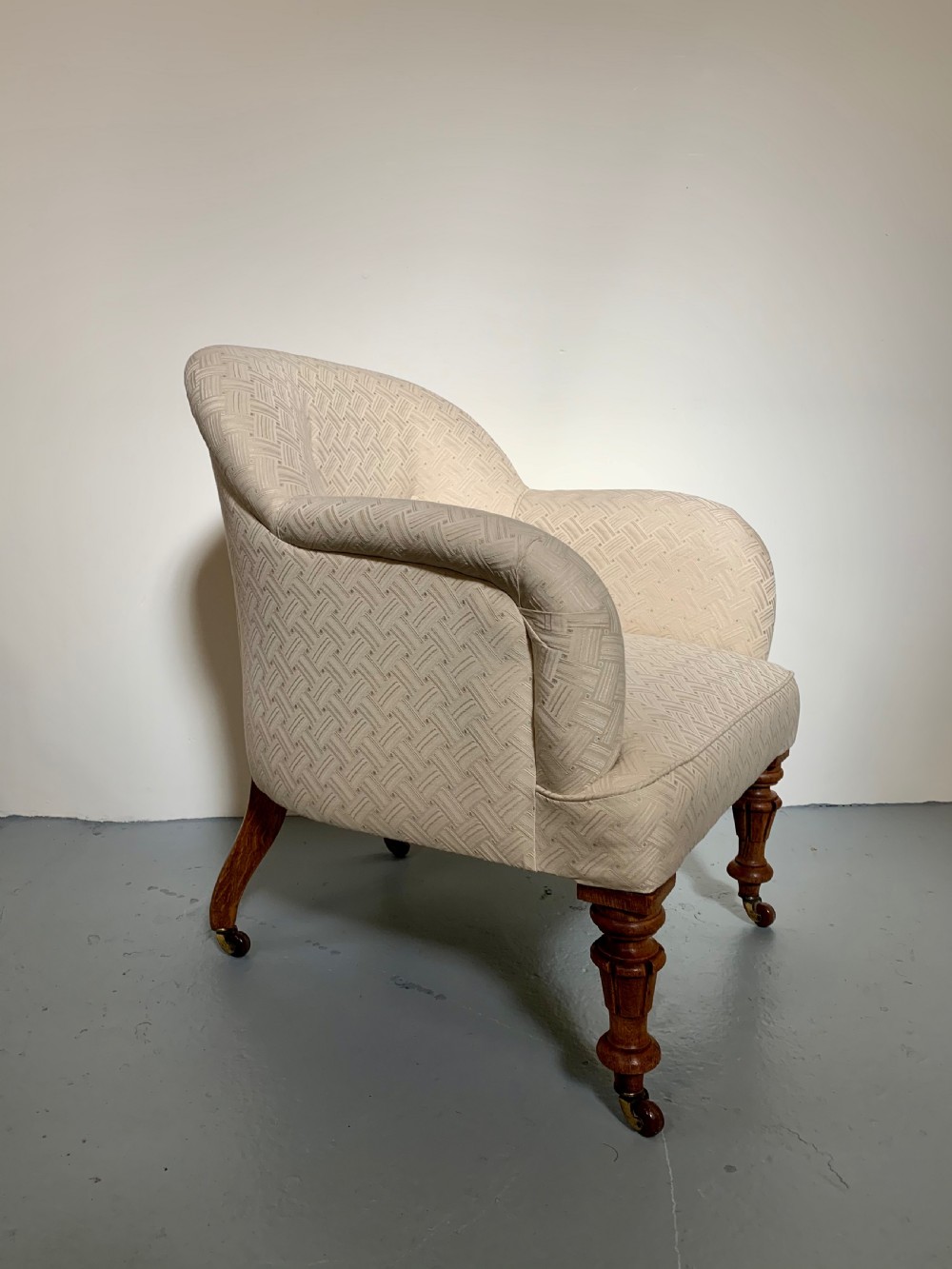 Pair oak tub chairs View VIII