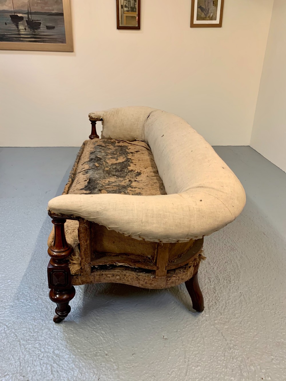 Very large country house sofa