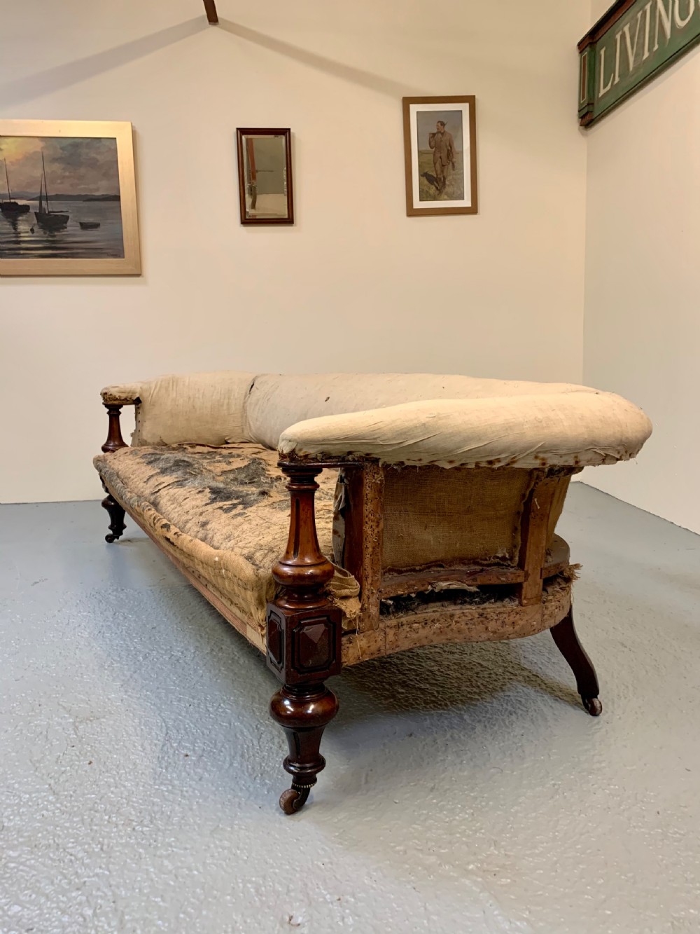 Very large country house sofa View III