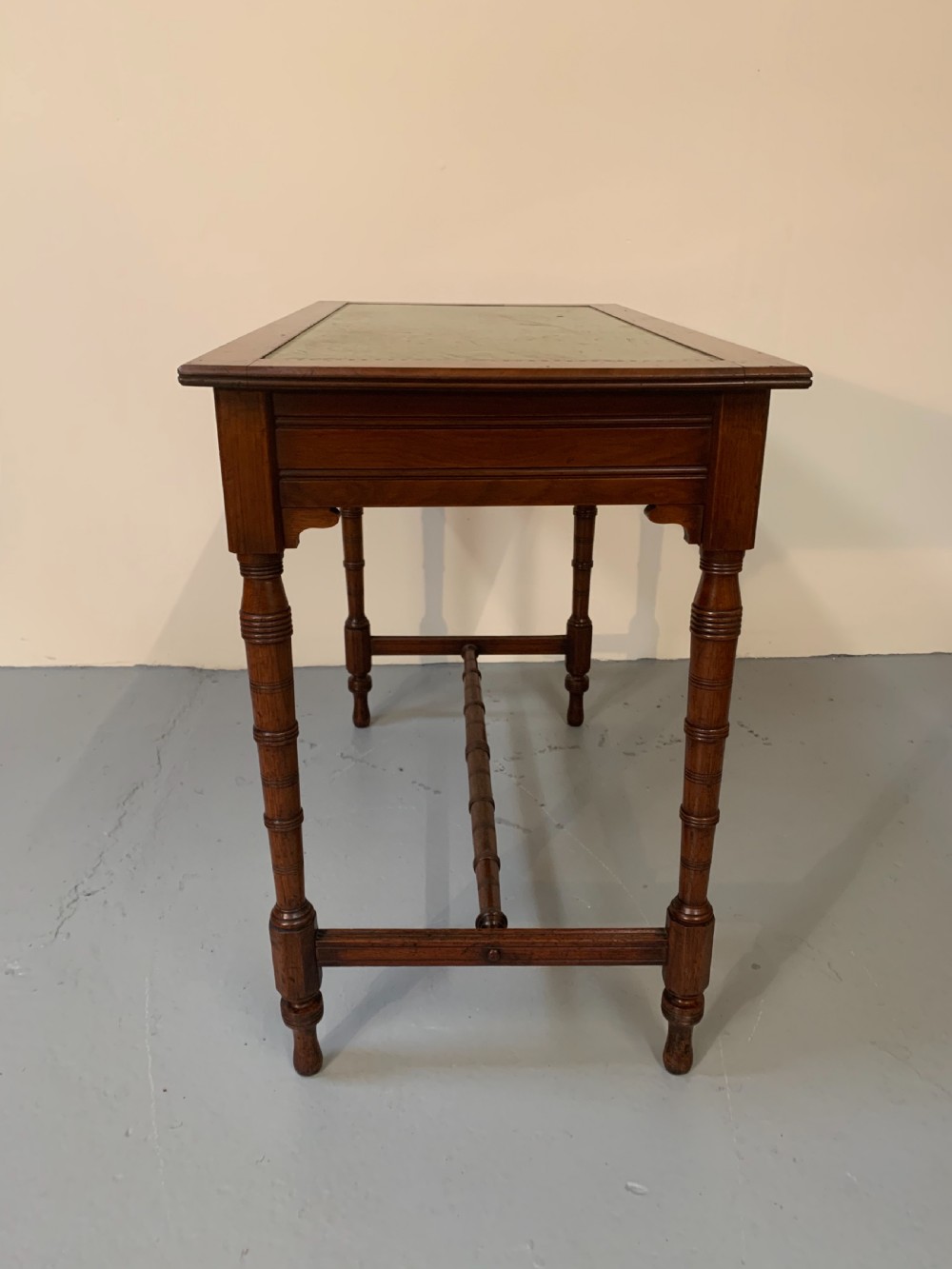 Walnut writing table View III