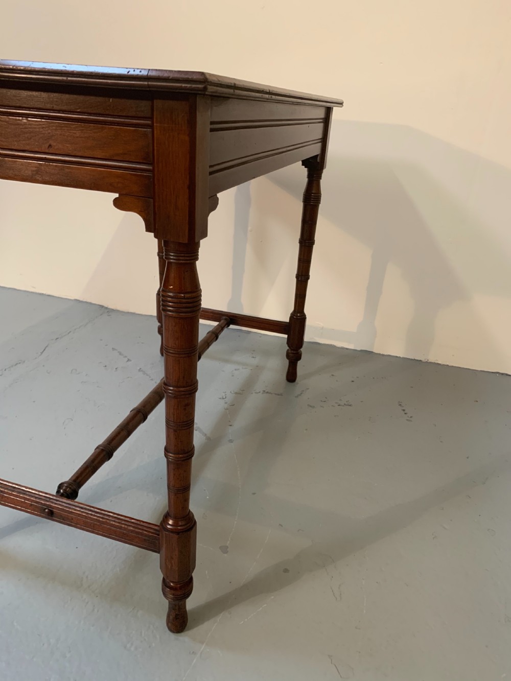Walnut writing table View VI