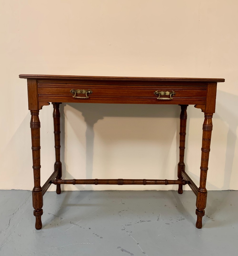Walnut writing table View XI