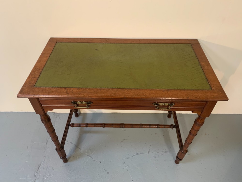 Walnut writing table View XIV