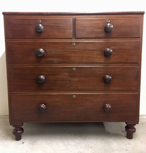 Antique Victorian Mahogany Chest of Drawers