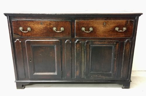 Antique 18th Century Oak Dresser Base