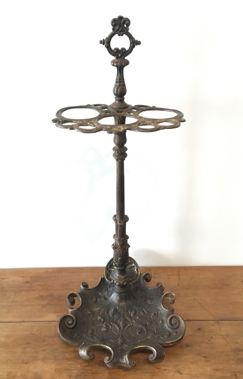 Antique Victorian Cast Iron Stick Stand