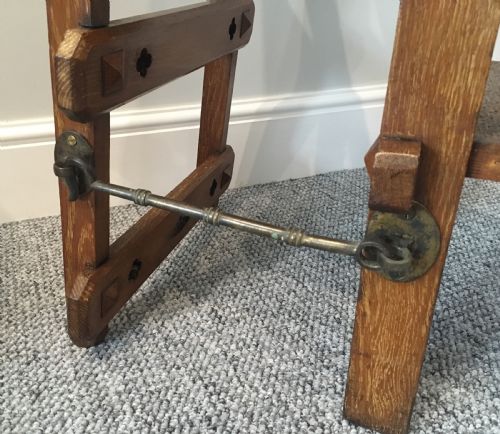 fig 1. Antique Victorian Oak Metamorphic Library Step Chair