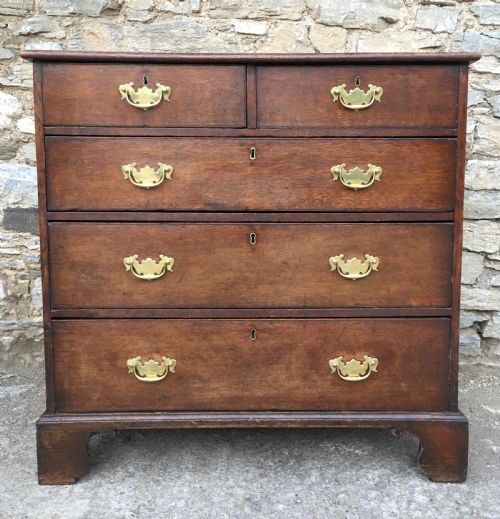 Antique 19th Century Oak Chest of Drawers