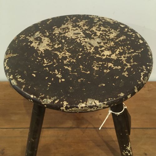 fig 1. Antique Three Legged Milking Stool