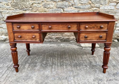 Antique Victorian Mahogany Writing Desk